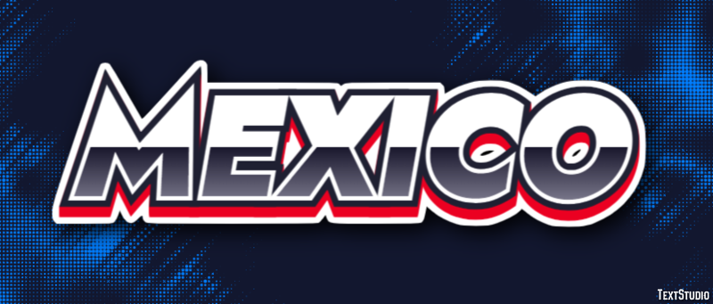 Mexico Efecto de texto