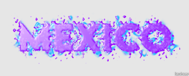 Mexico Efecto de texto