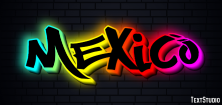 Mexico Efecto de texto