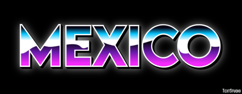 Mexico Text Effect
