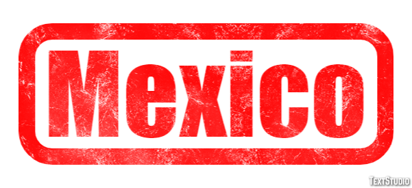 Mexico Efecto de texto