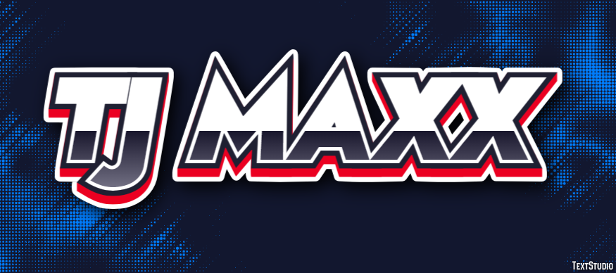 Tj Maxx Text effect