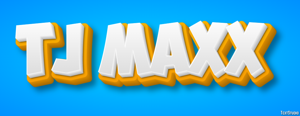 Tj Maxx Efecto de Texto