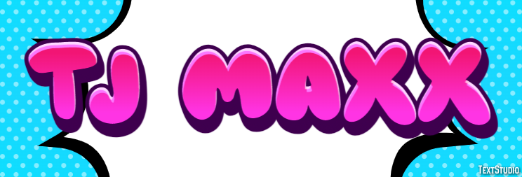 Tj Maxx Text effect
