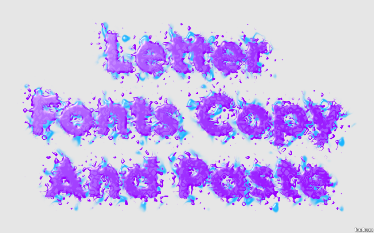 Letter Fonts Copy And Paste Efekt tekstowy