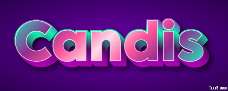 Candis Text effect