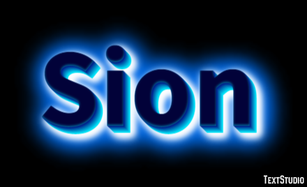 Sion Efekt tekstowy