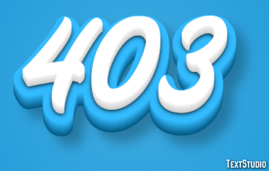 403 Text Effect