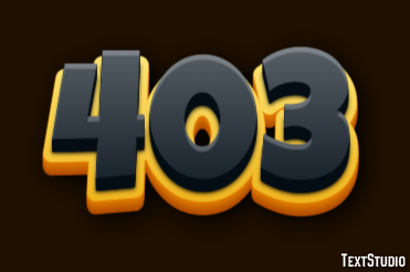 403 Text Effect