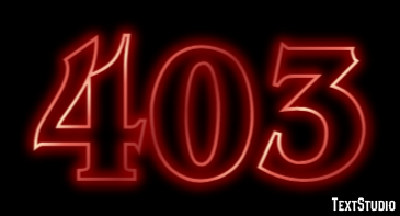 403 Text effect