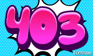 403 Text Effect