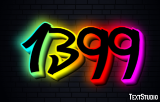 1399 Text effect
