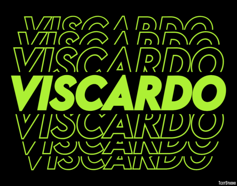 Viscardo Эффект текста