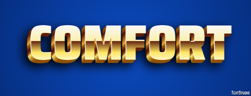 Comfort Text effect