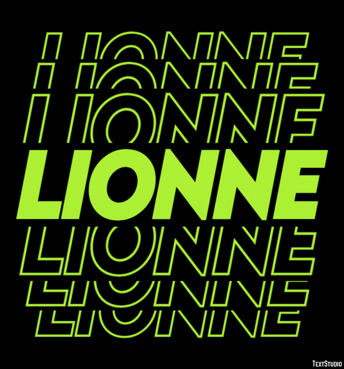 Lionne Efecto de texto