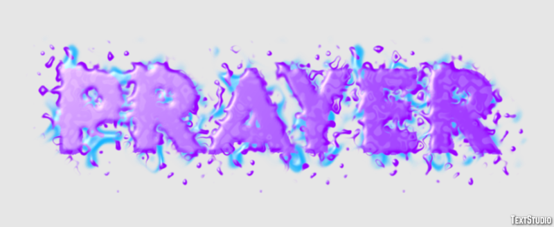 Prayer Text Effect
