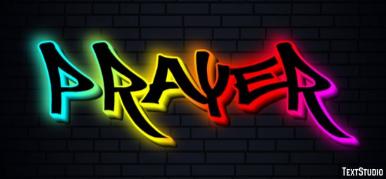 Prayer Text Effect