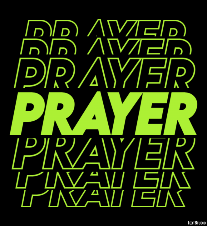Prayer Text Effect