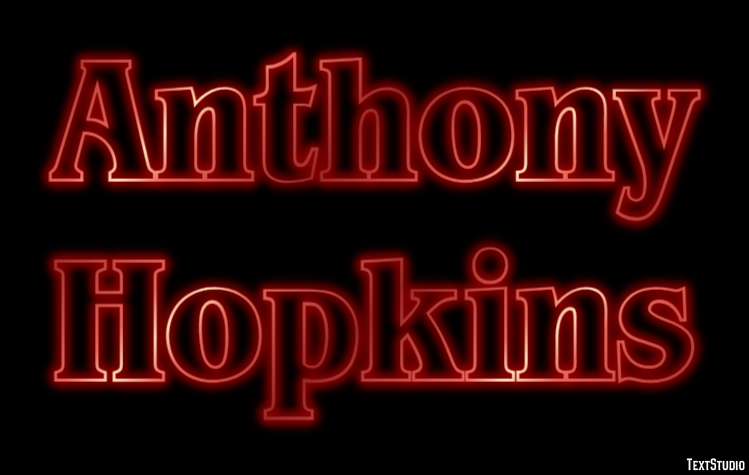 Anthony Hopkins Efeito de texto