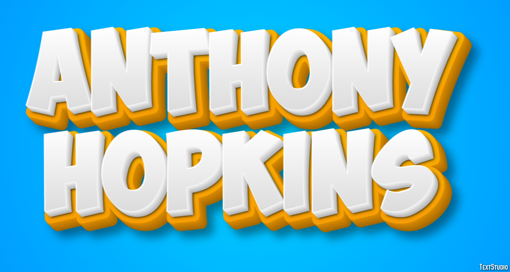 Anthony Hopkins Effetto testo