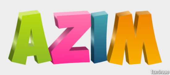 Azim Text Effect