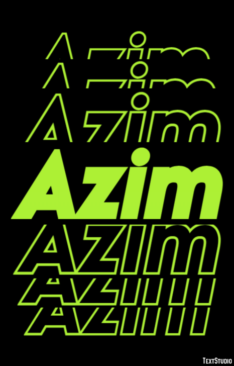 Azim Text Effect