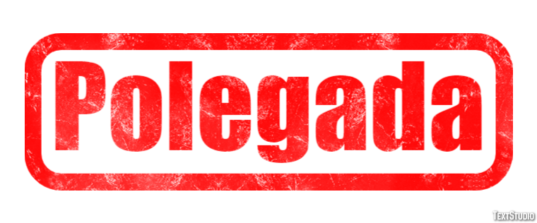 Polegada Effetto testo