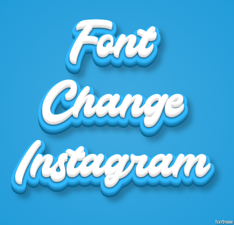 Font Change Instagram テキスト効果