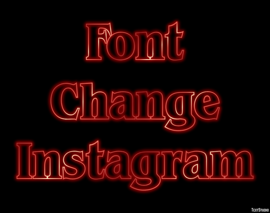 Font Change Instagram テキスト効果