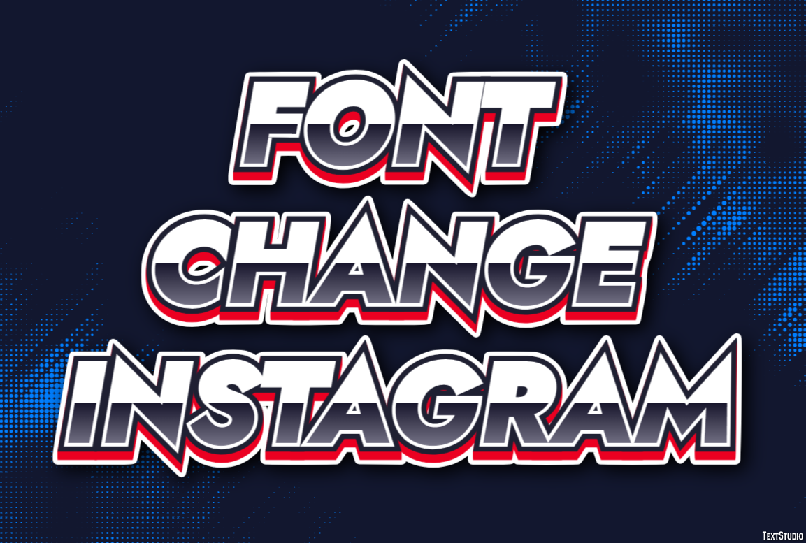 Font Change Instagram テキスト効果