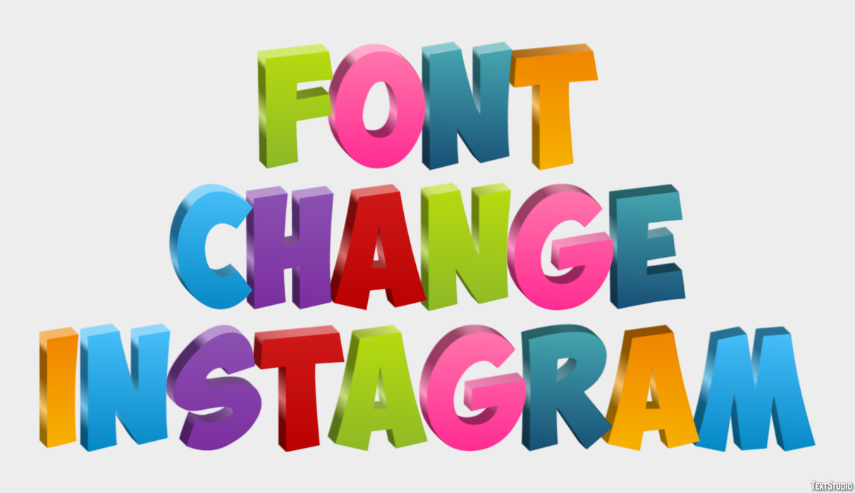 Font Change Instagram テキスト効果