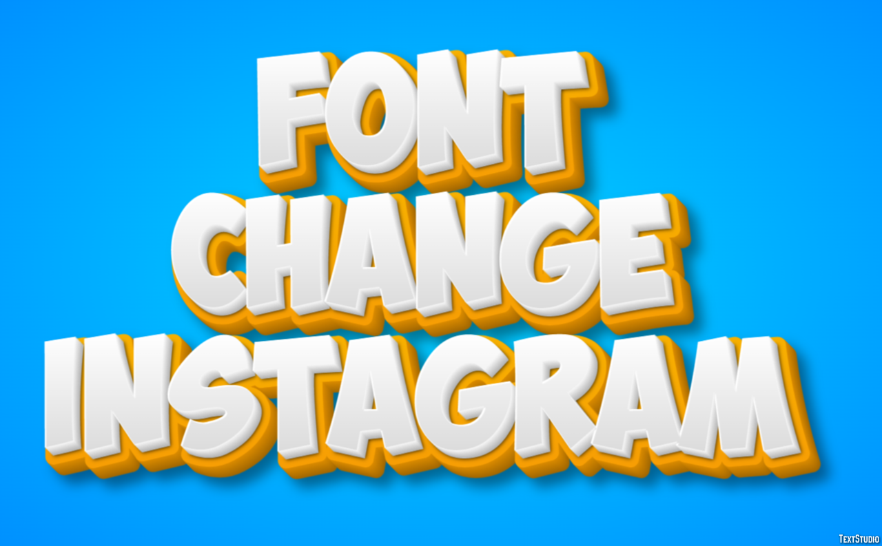 Font Change Instagram テキスト効果