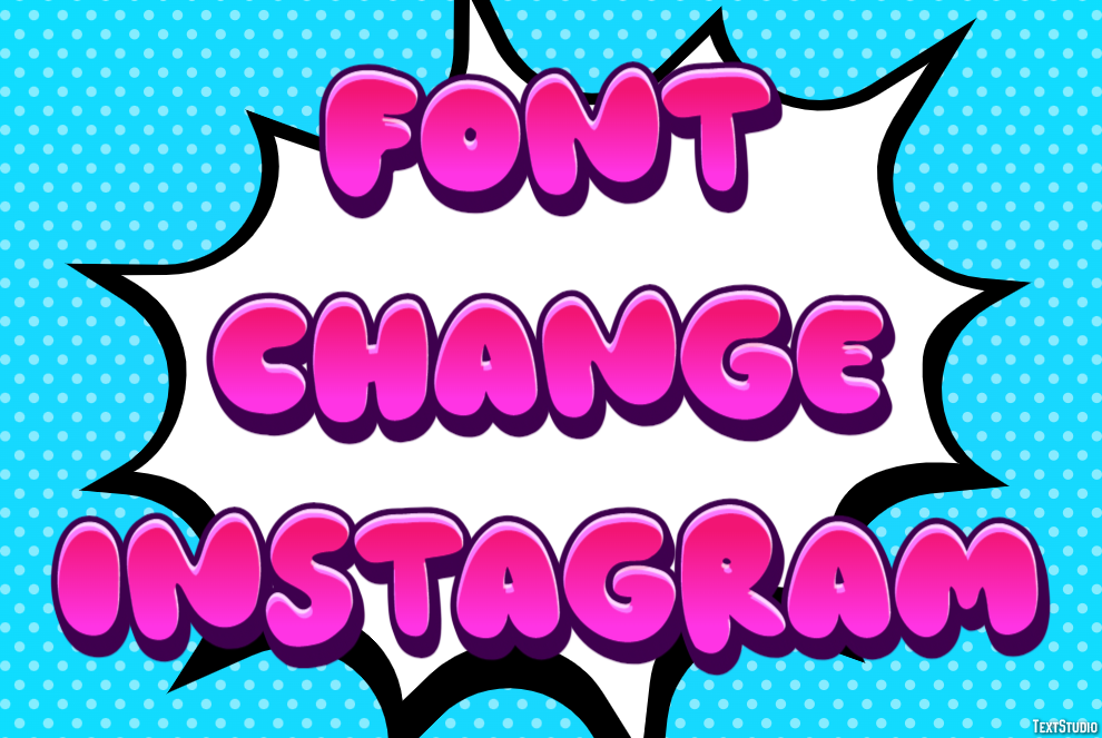 Font Change Instagram テキスト効果