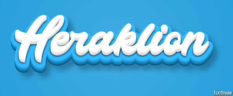 Heraklion テキスト効果