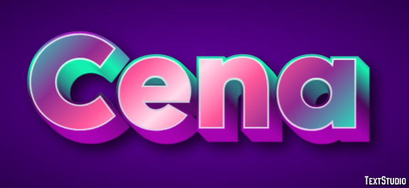 Cena Text effect