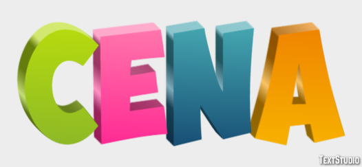 Cena Text effect