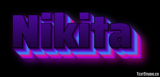 Nikita Tekst Effect