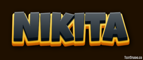 Nikita Efeito de texto