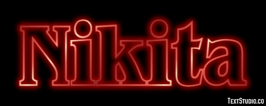 Nikita Tekst effect