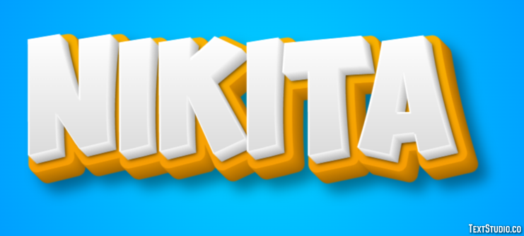 Nikita Tekst Effect