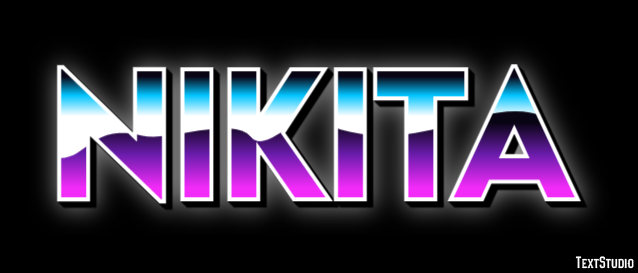 Nikita Tekst Effect