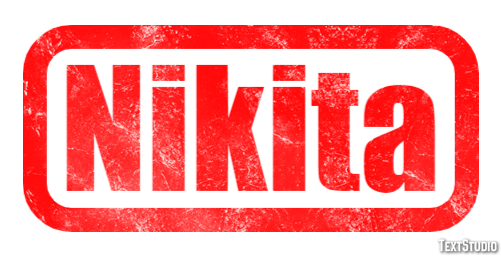 Nikita Tekst Effect