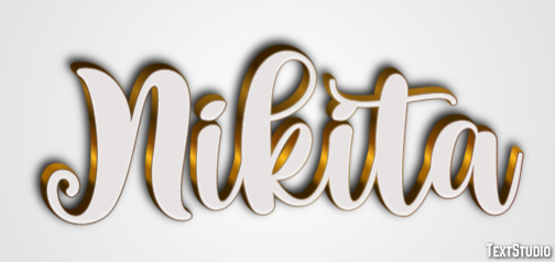 Nikita Efecto de Texto