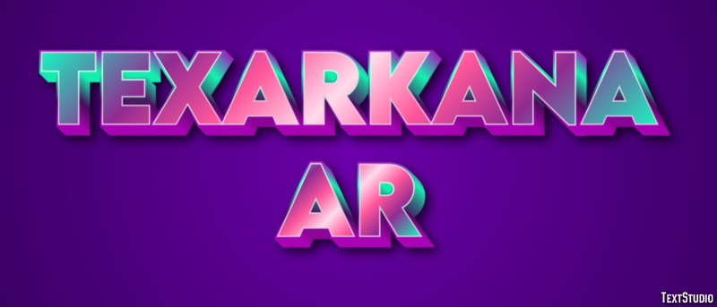 Texarkana AR Efekt tekstowy
