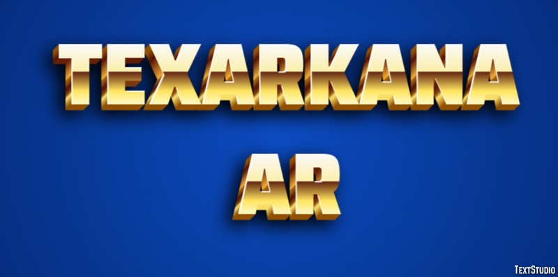 Texarkana AR Efekt tekstowy