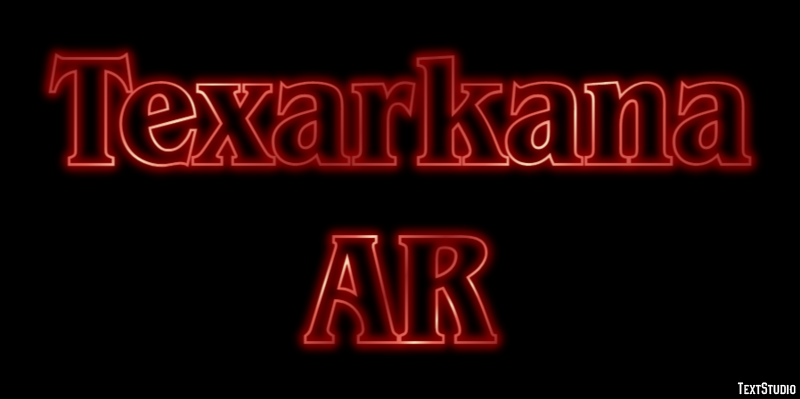 Texarkana AR Effetto testo