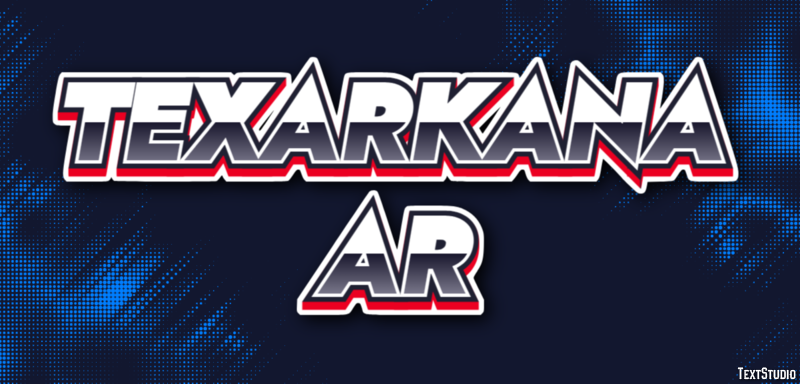 Texarkana AR Effetto testo