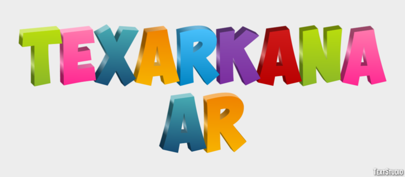 Texarkana AR Efekt tekstowy