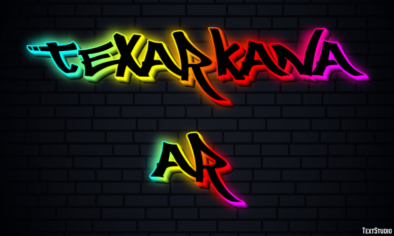 Texarkana AR Efekt tekstowy