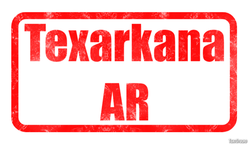 Texarkana AR Effetto testo